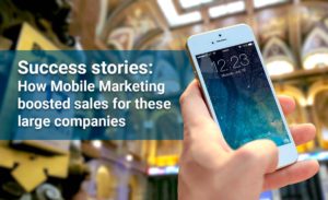 Mobile marketing examples big companies mobile marketing